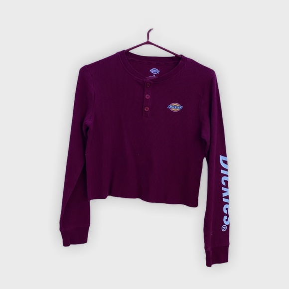 Dickies Tops - Dickie’s burgundy long sleeve